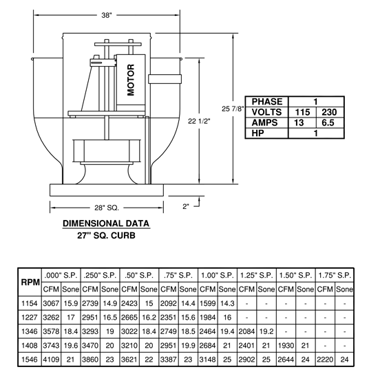 AH36B Exhaust Fan