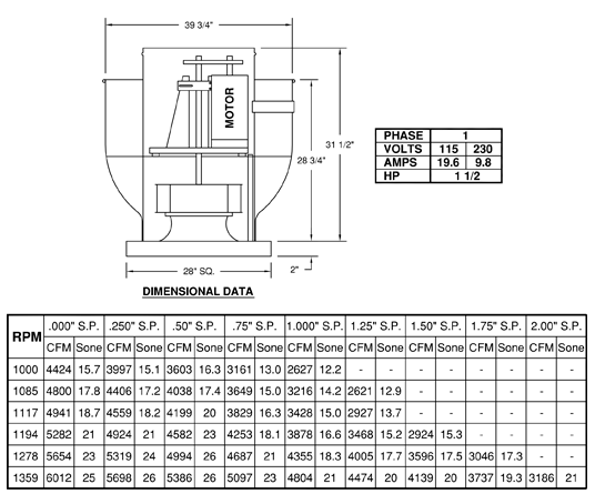 AH60B Exhaust Fan