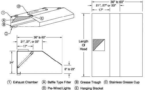 Tapered Exhaust Canopy